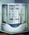 Гидромассажный бокс Luyisi P-108 acryl blue gl   1500x1500